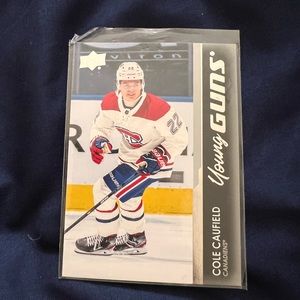 Upper Deck Cole Caufield Young Guns rookie card